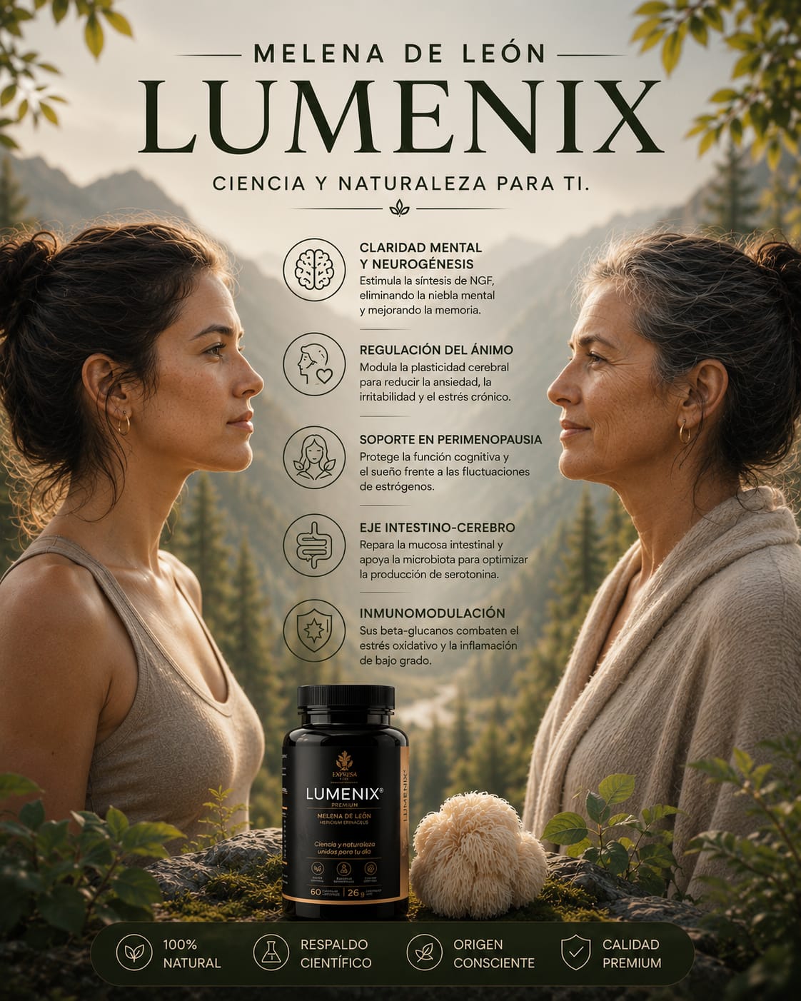 LUMENIX® Premium by ExpresaLife 60 cápsulas | Rinde 2 meses
