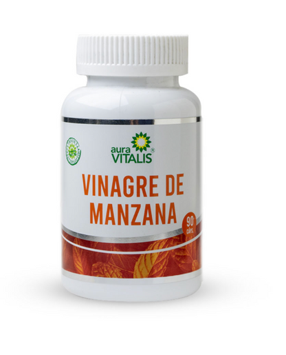 VINAGRE DE MANZANA (Pack 2 frascos 180 cápsulas)(Rinde 6 meses)