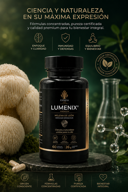LUMENIX® Premium by ExpresaLife 60 cápsulas | Rinde 2 meses
