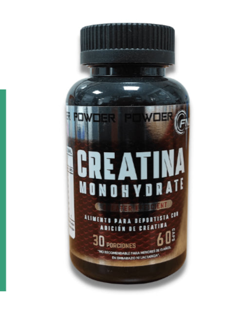 Creatina monohidratada (60 cápsulas)